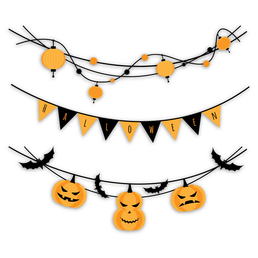 Halloween Orange Background Clipart