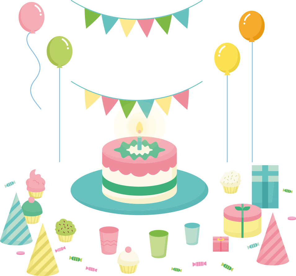 Happy Birthday To You Cake Clipart