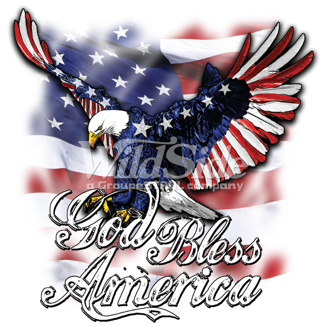 American Flag Background Clipart