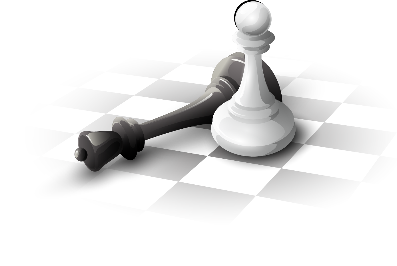 Chess Black And White Clipart