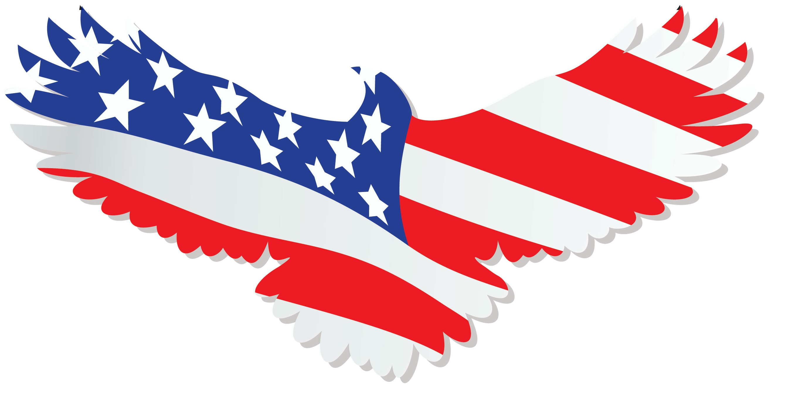American Flag Background Clipart