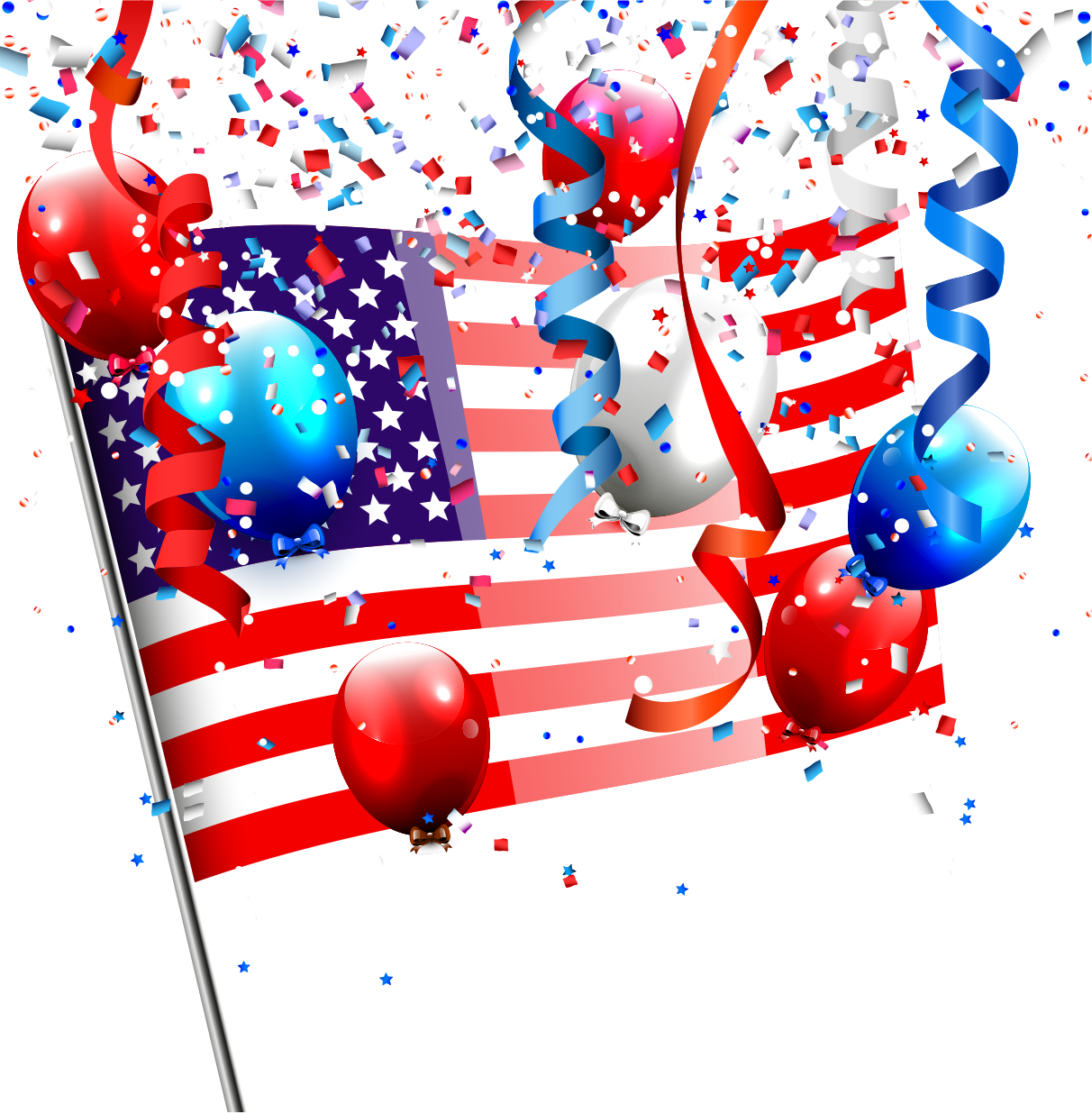 India Independence Day Blue Background Clipart