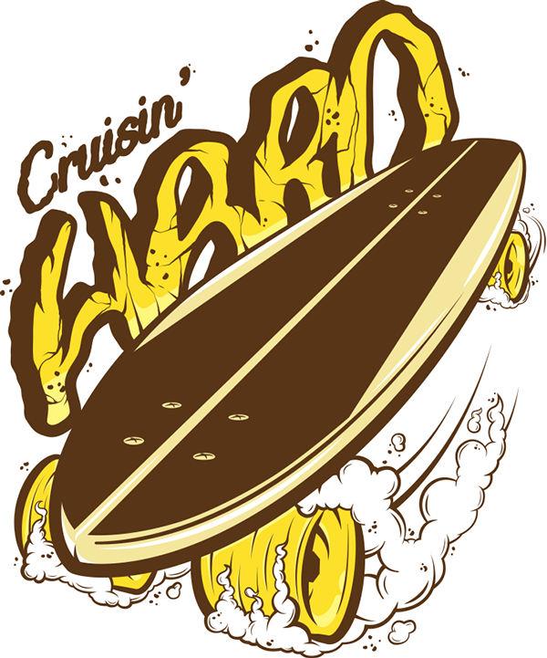 Skateboard Food Clipart