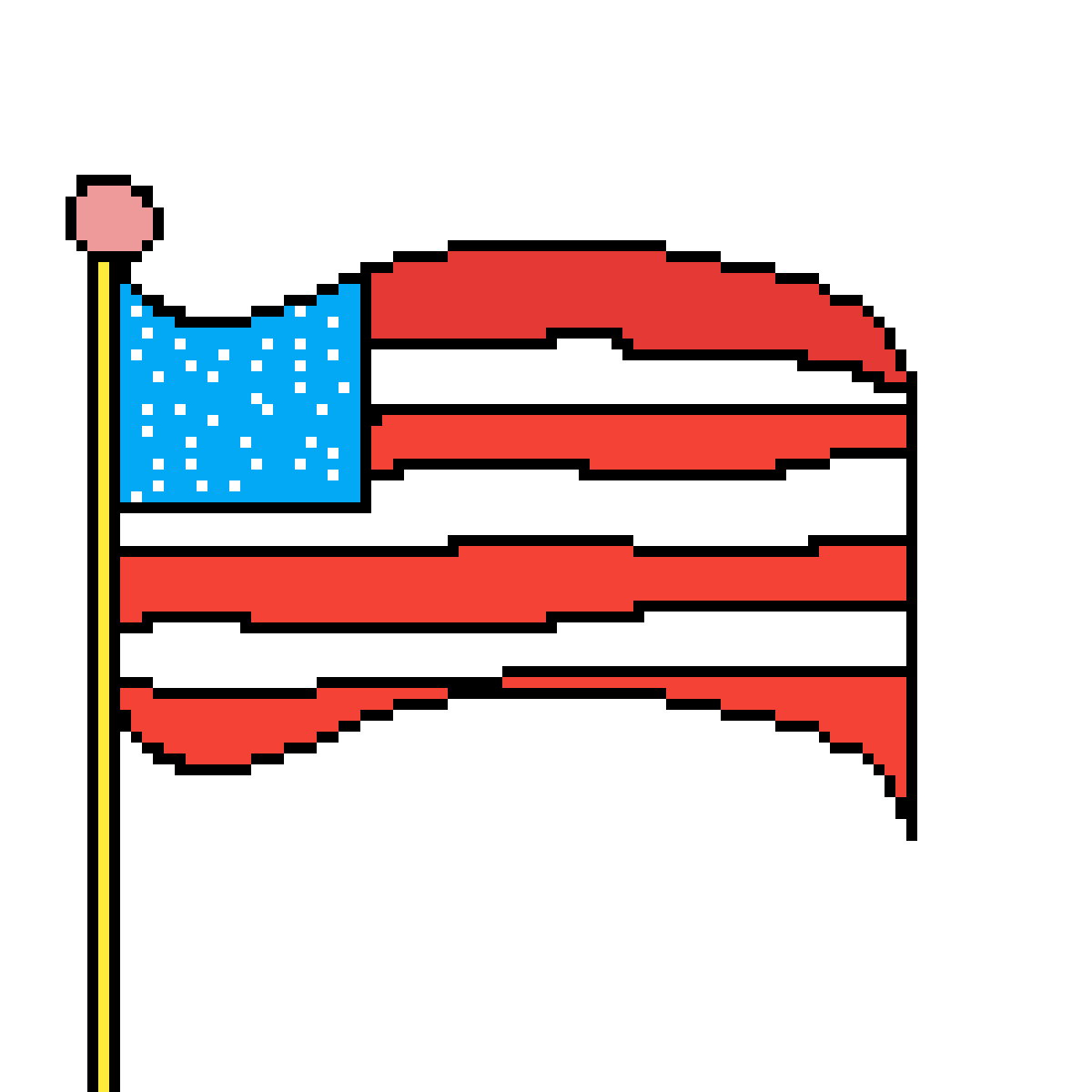 Flag Cartoon Clipart