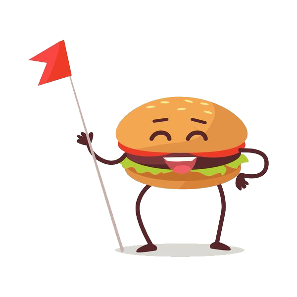 Hamburger Cartoon Clipart