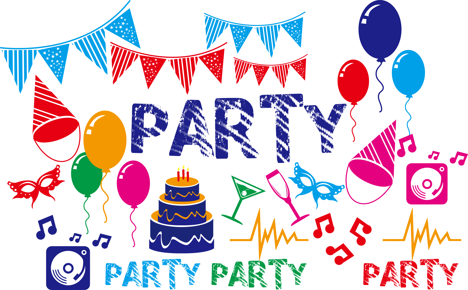 Party Banner Clipart