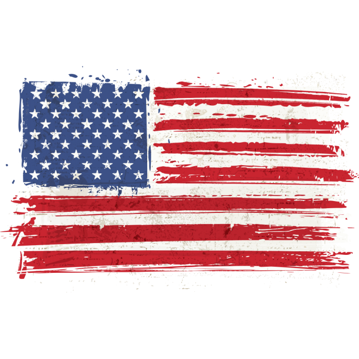 Veterans Day American Flag Clipart