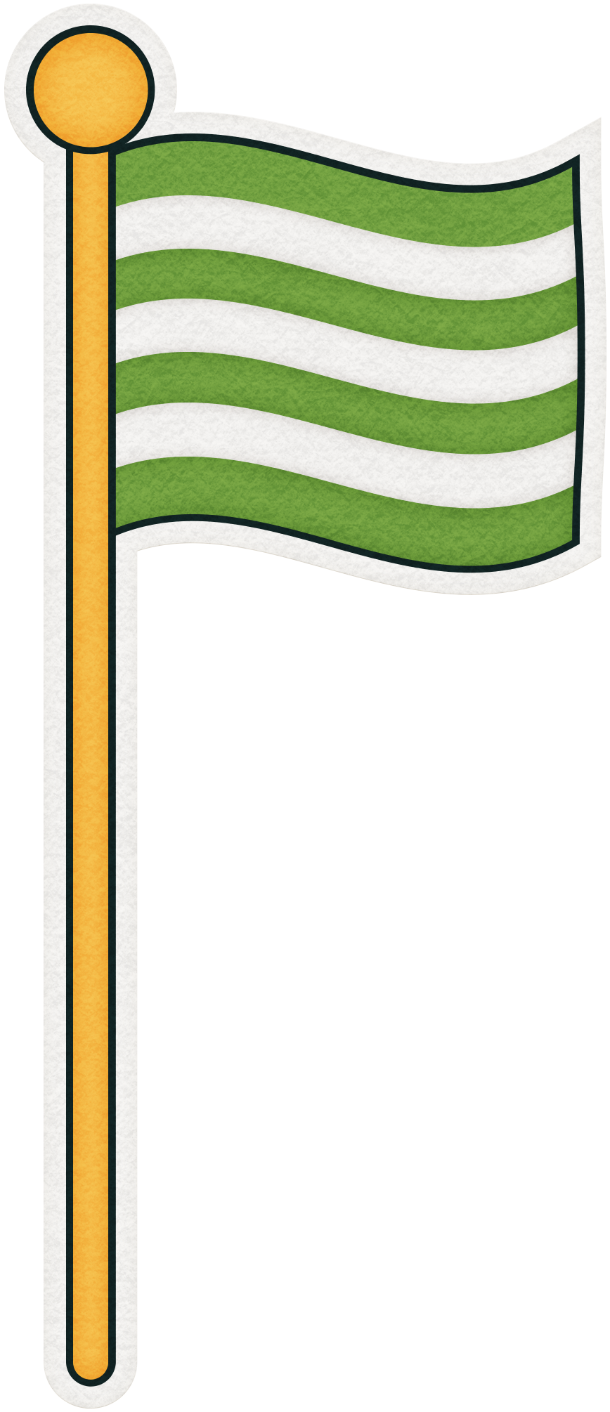 Flag Cartoon Clipart