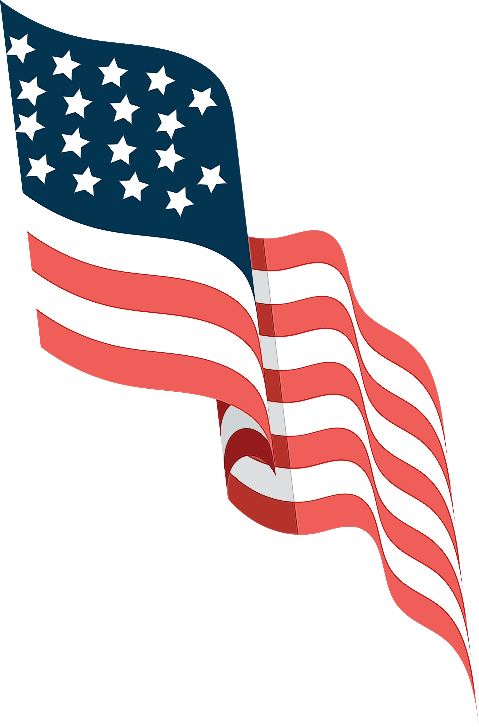 flag of the united states line united states meter flag Clipart