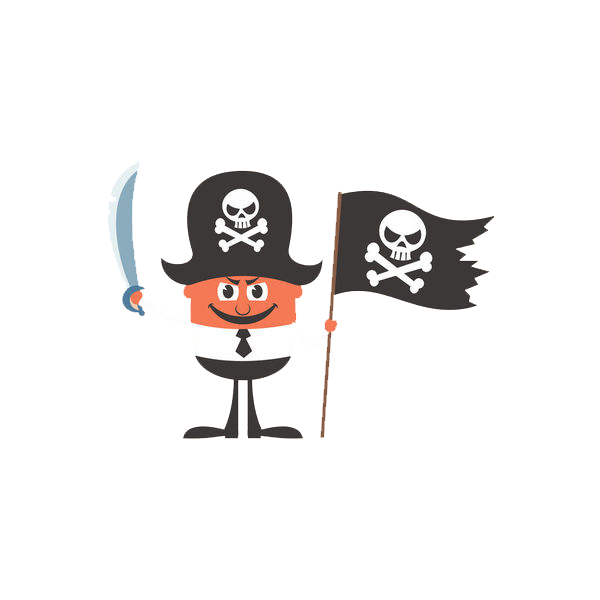 Piracy Logo Clipart