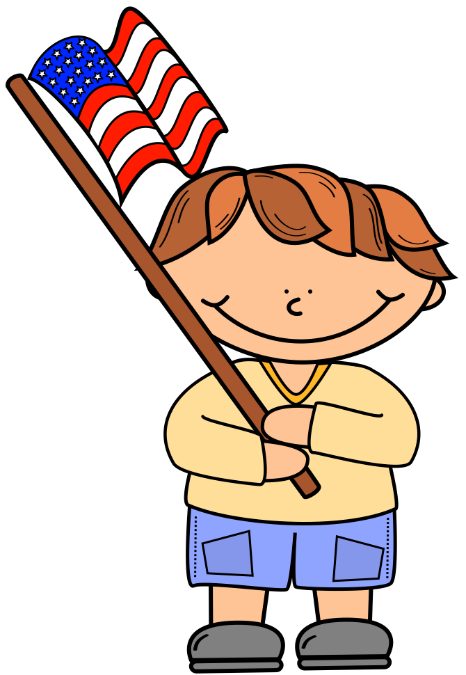 Veterans Day American Flag Clipart