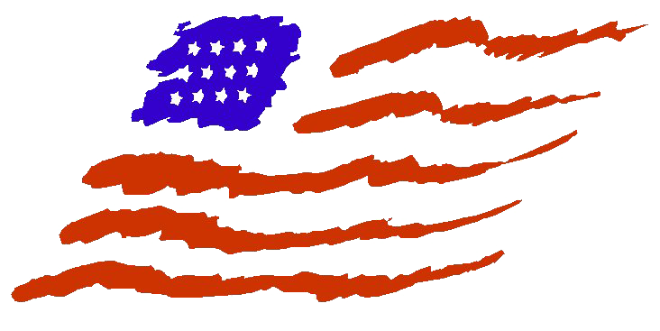 American Flag Background Clipart