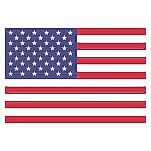 American Flag Background Clipart