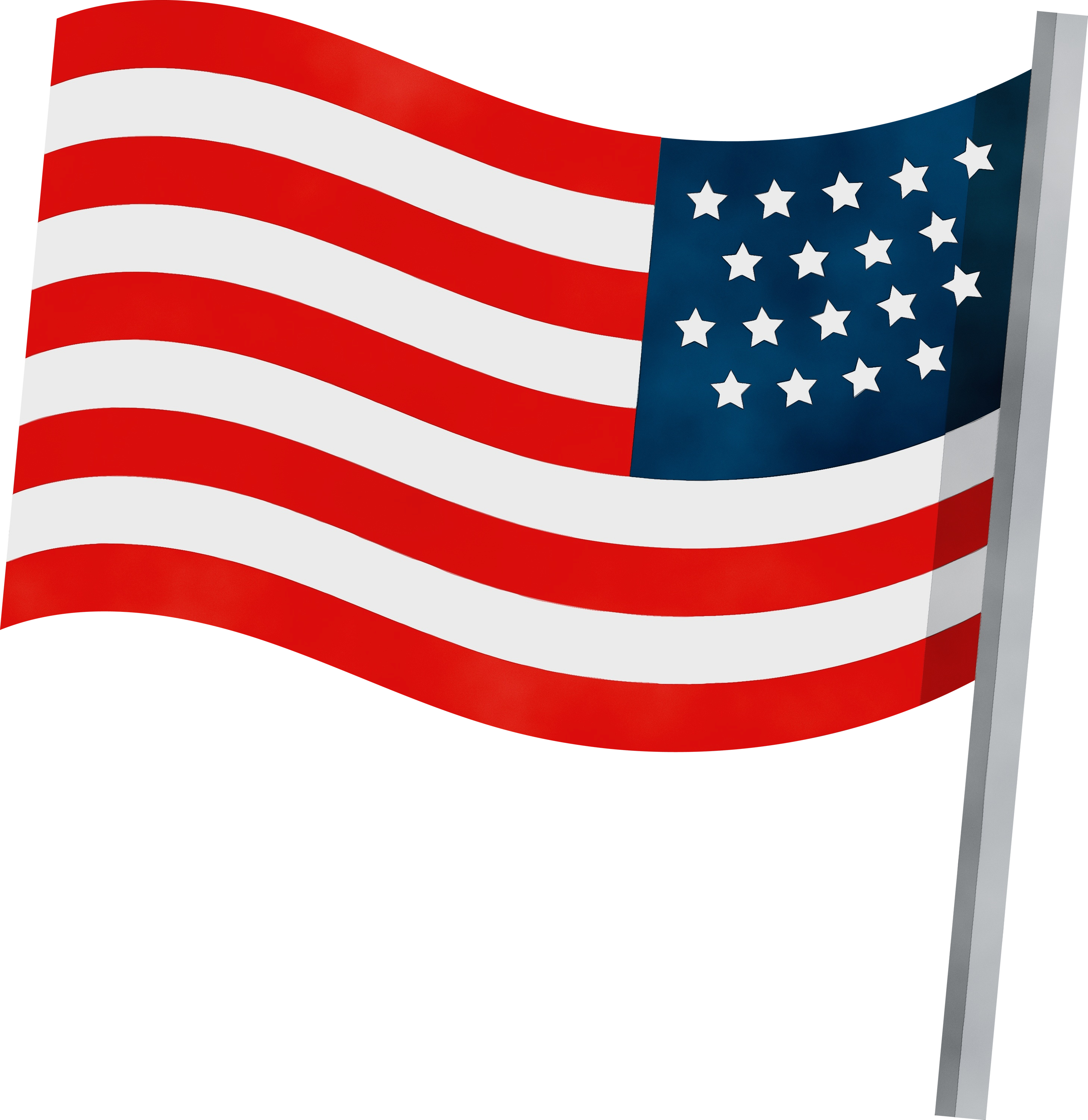 flag of the united states line united states flag meter Clipart