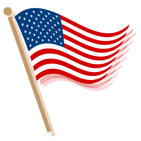 American Flag Waving Waves1 Png Image Clipart