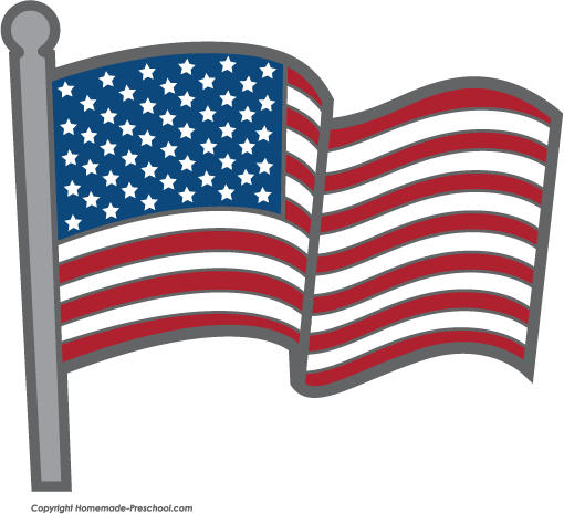 Free American Flags Hd Image Clipart