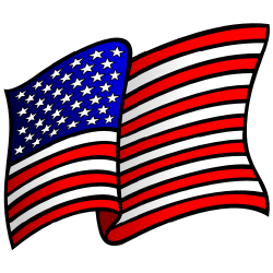 Waving American Flag Borders And Free Download Clipart