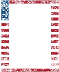 Summer On American Flag Flags And Vintage Clipart
