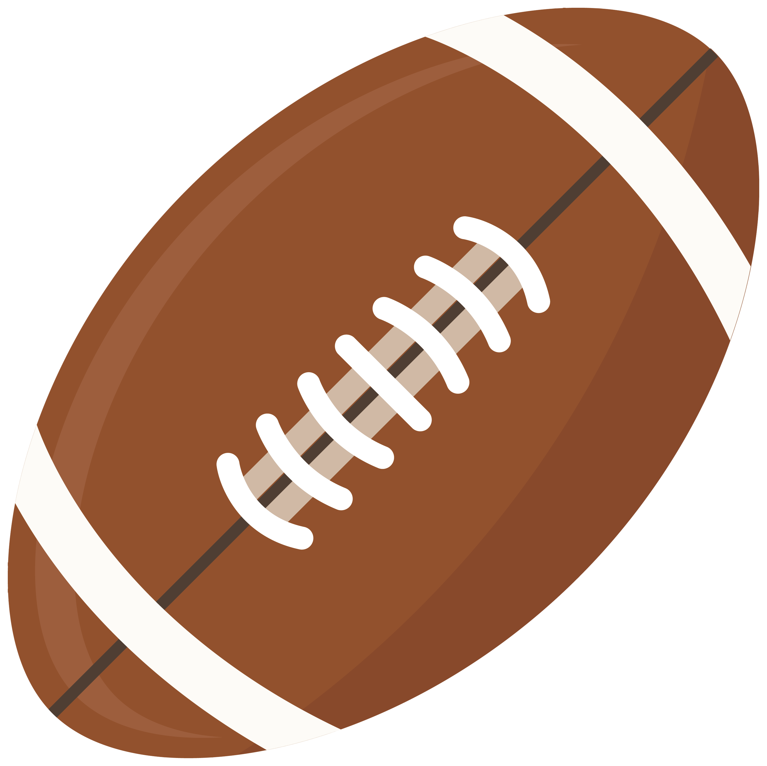 Description of American football game and ball Clipart