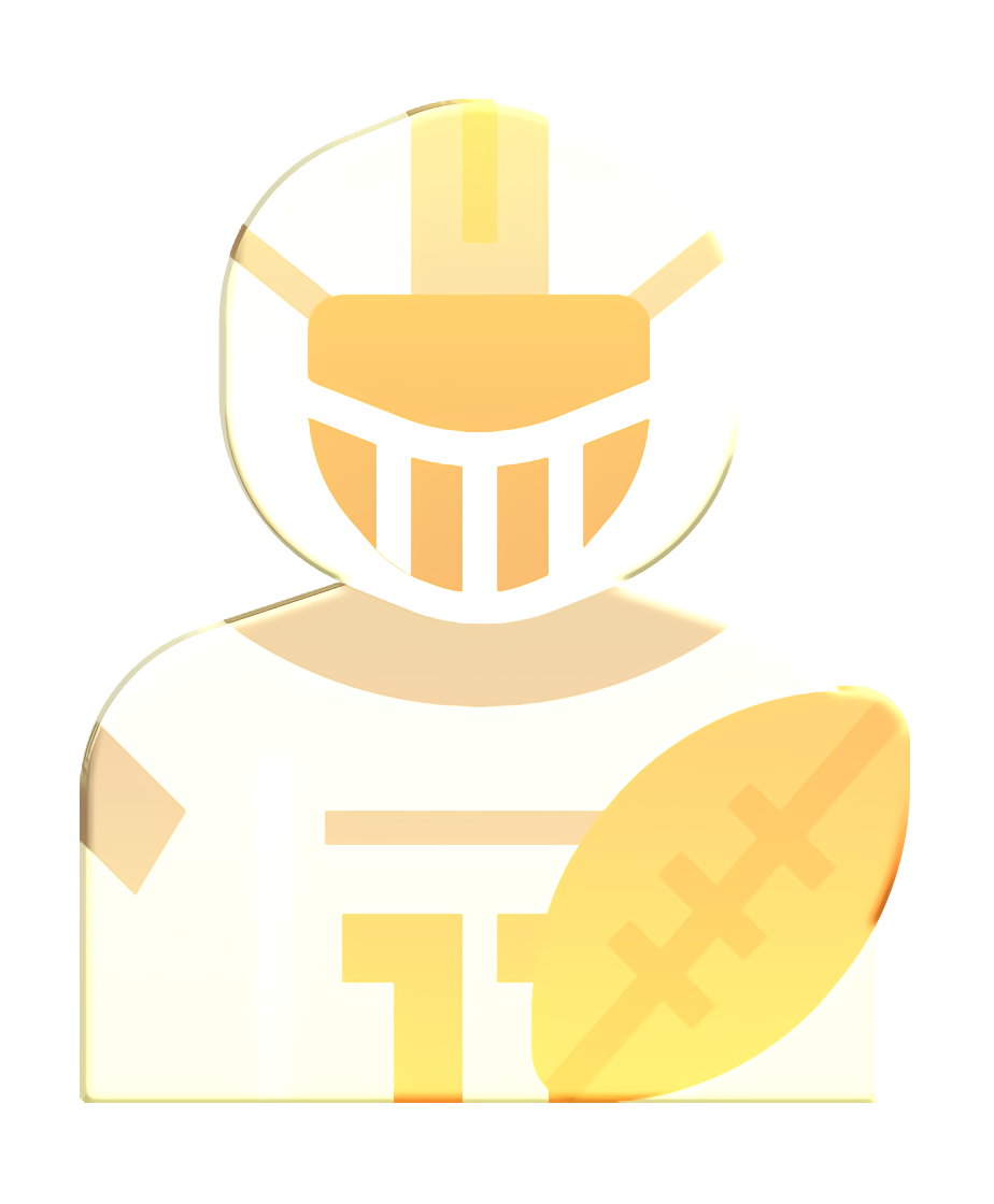 Professions and jobs icon Jobs and Occupations icon American football player icon Clipart