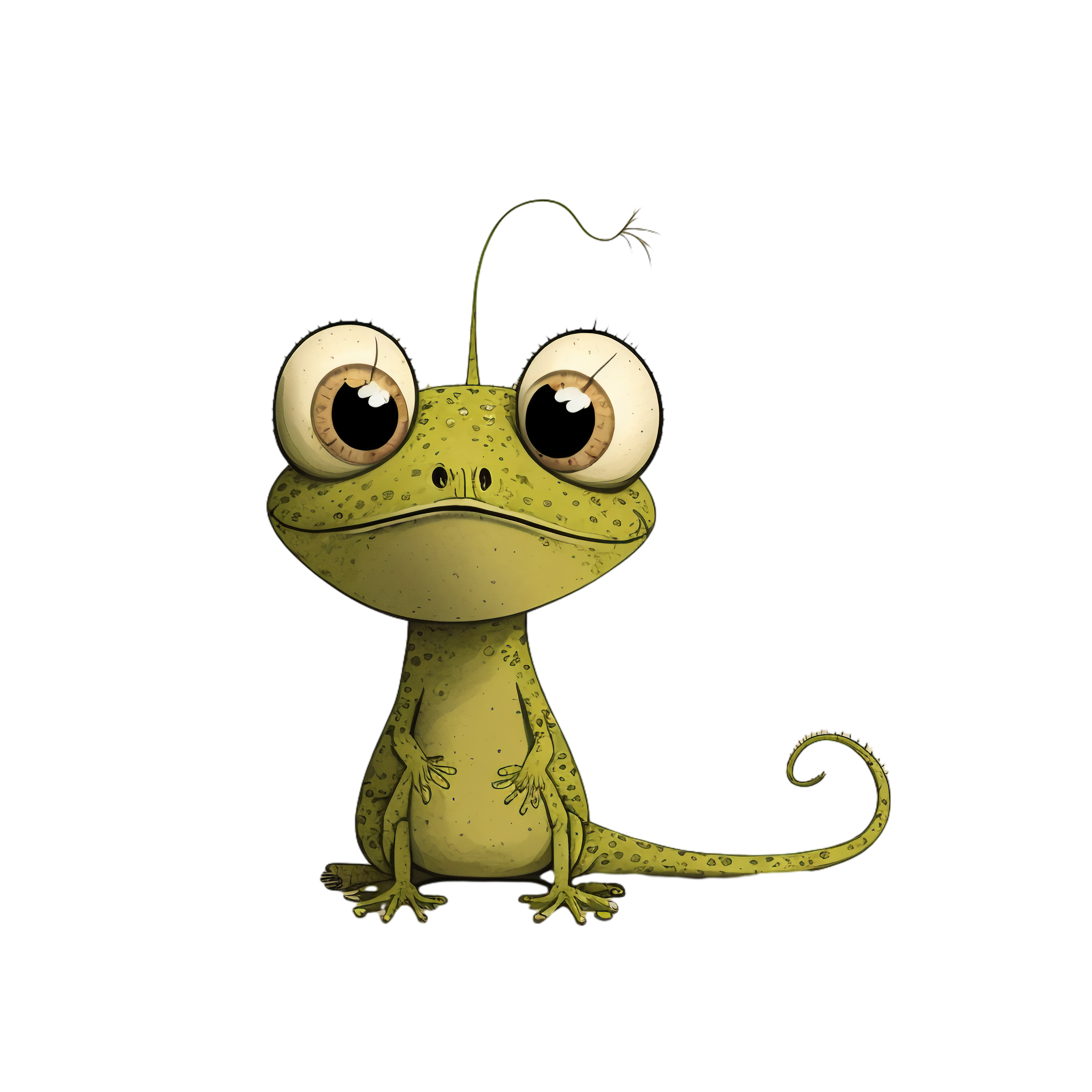 cute lizard cartoon lizard world lizard day Clipart