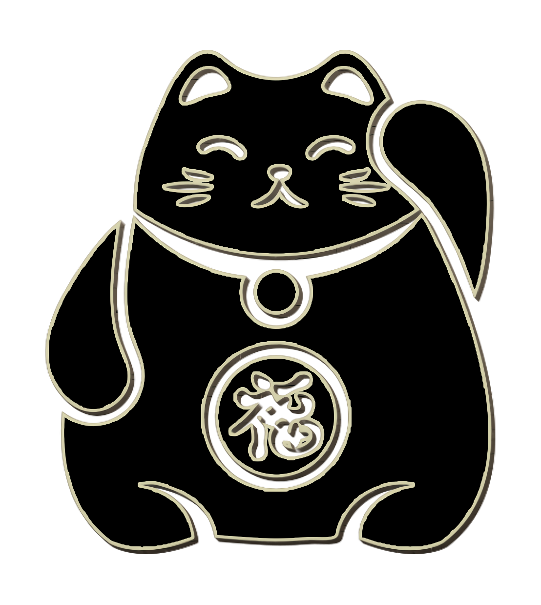 icon Japan icon Lucky cat toy icon Clipart