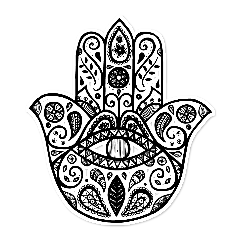 Black And White Flower Clipart