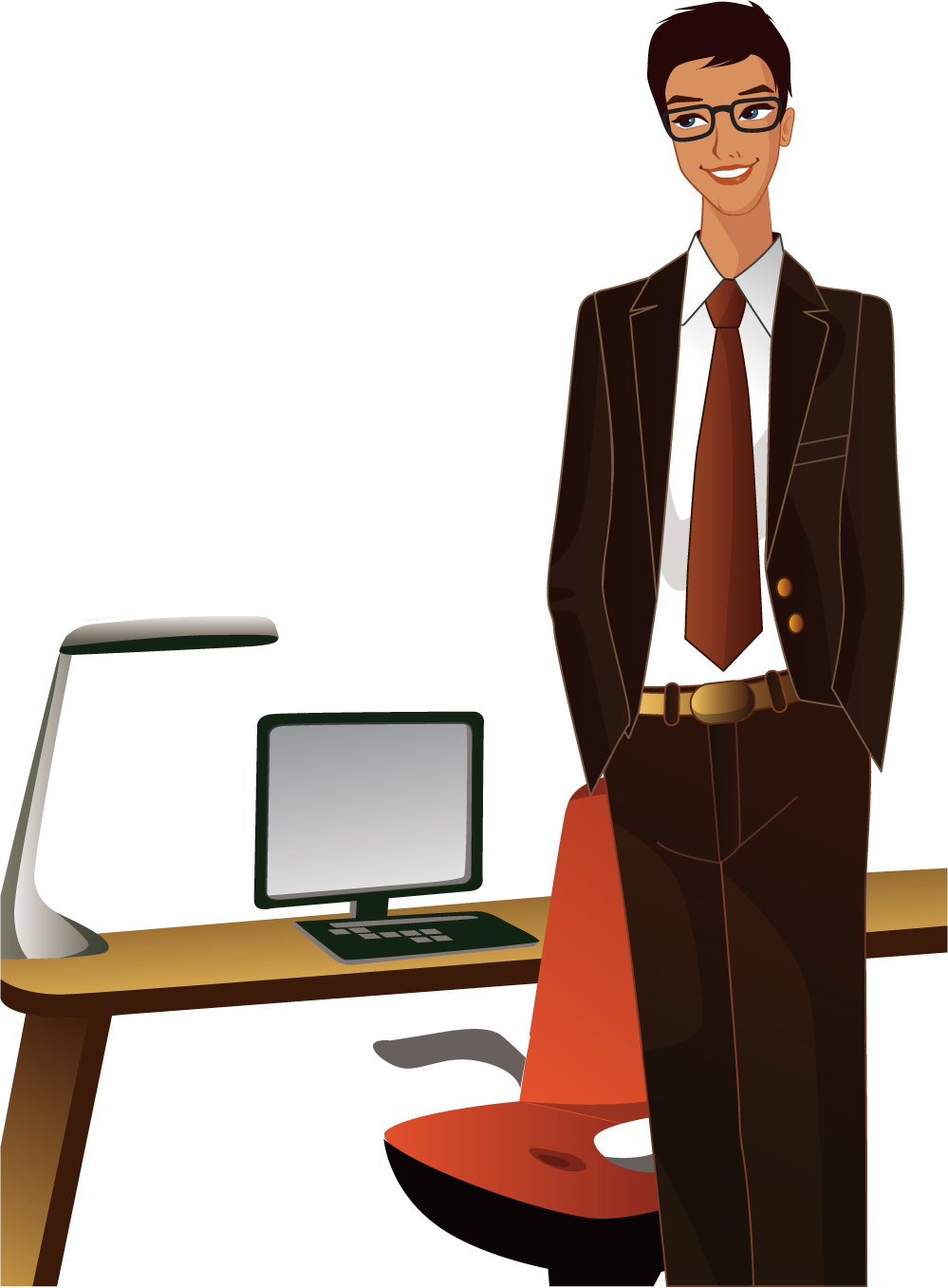 Investment Standing Clipart