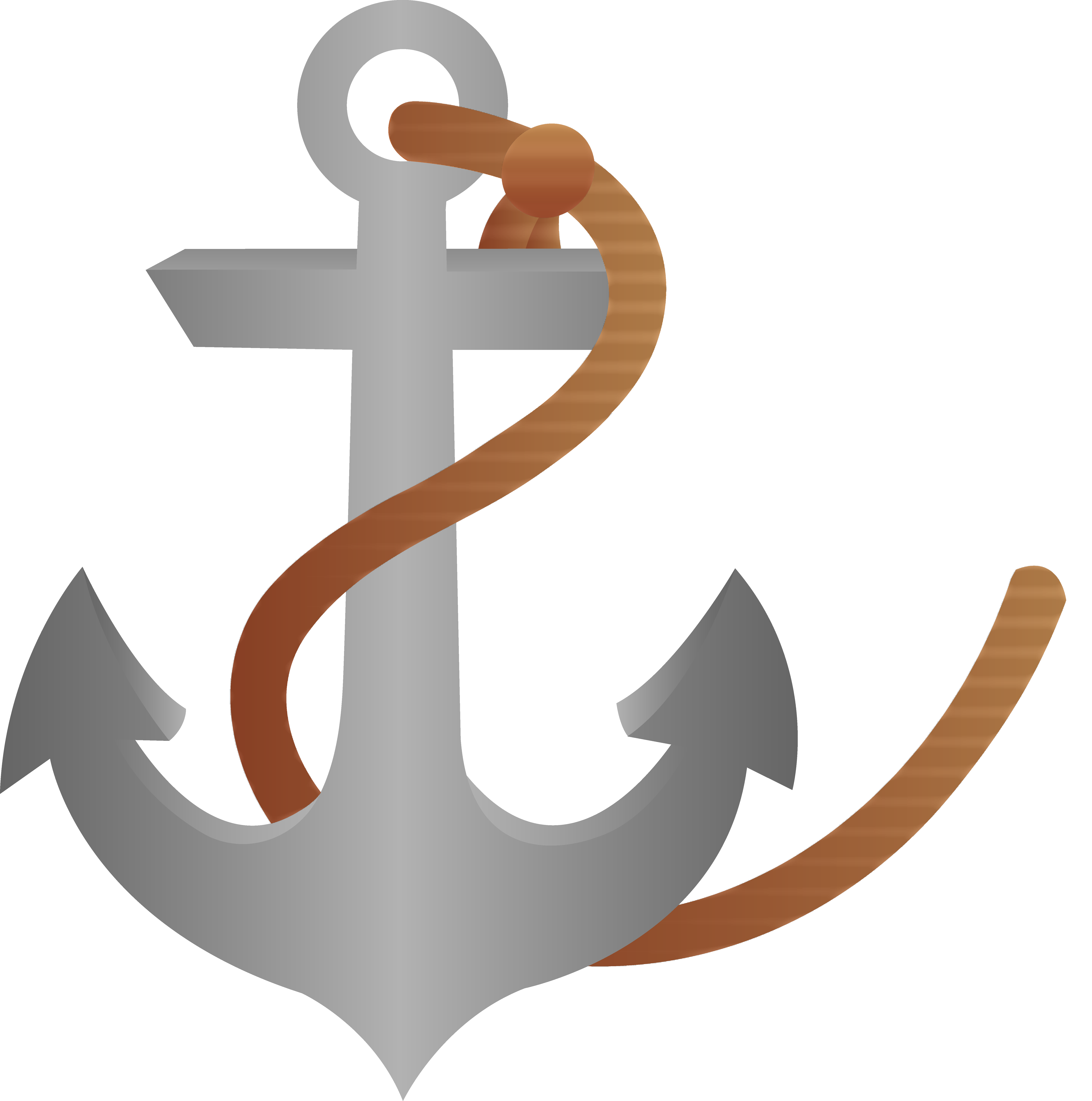Ship Anchor With Rope Png Image Clipart