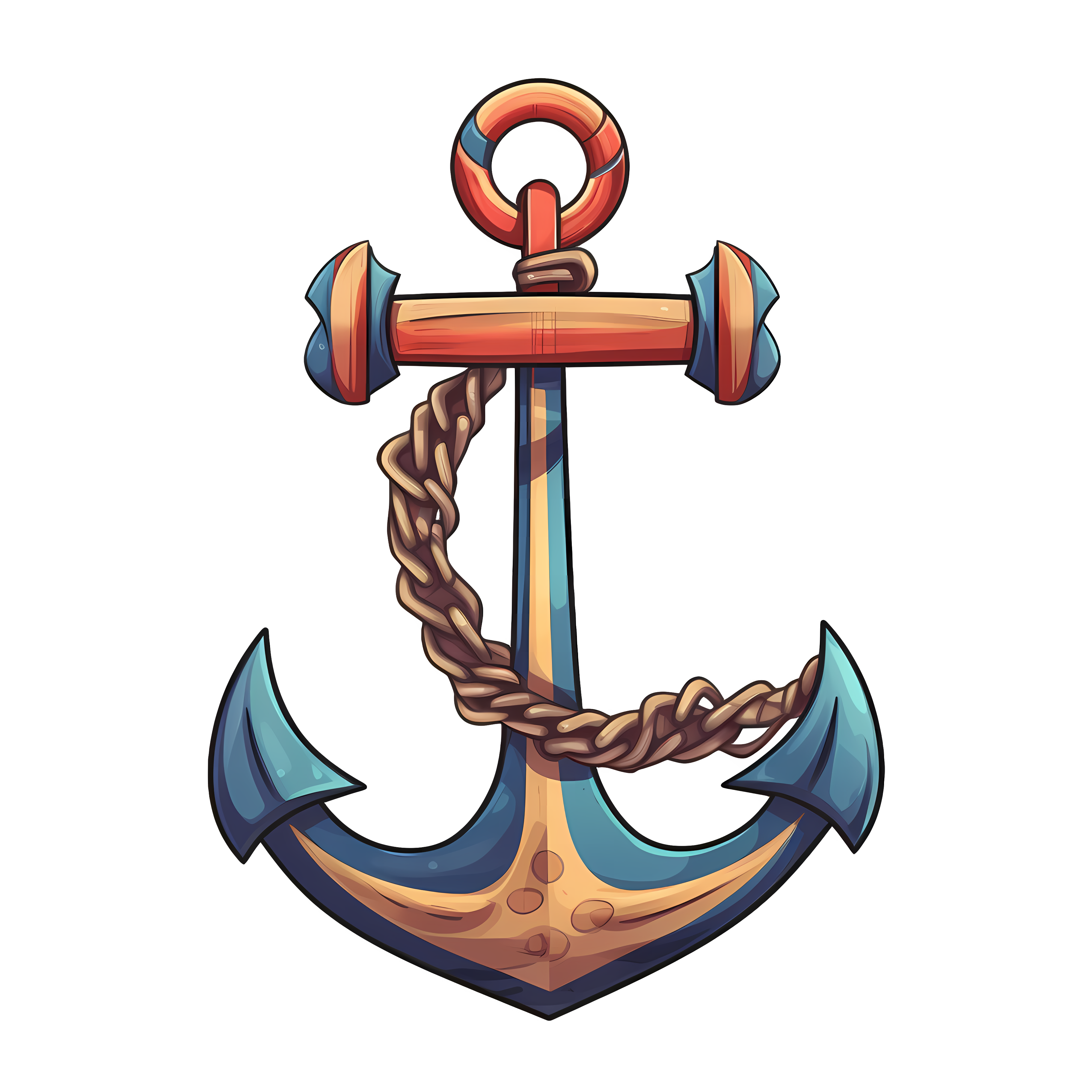 world maritime day anchor rope nautical sea Clipart