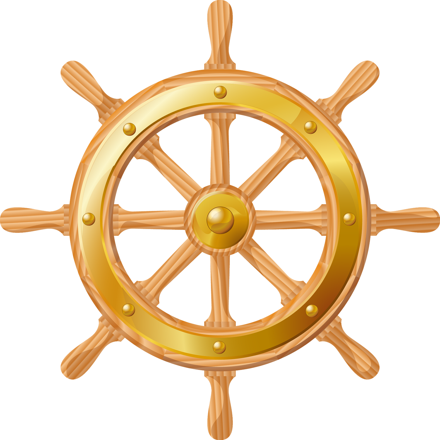 Ship Steering Wheel Background Clipart
