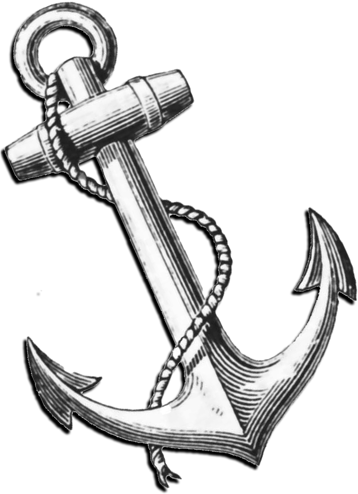 Drawing Anchor Vintage of England Homes. Coloring Book. Pillow Clipart