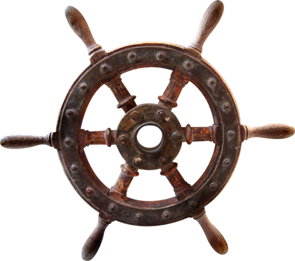 Ship Steering Wheel Background Clipart
