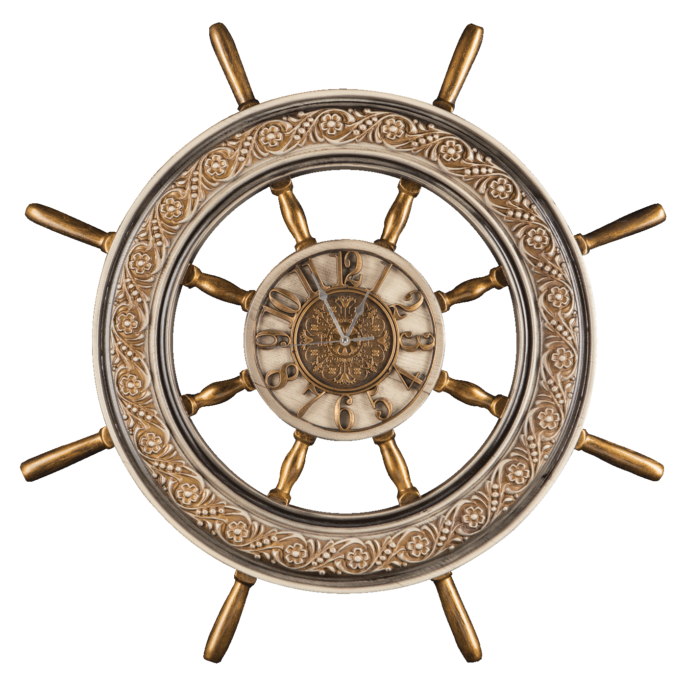 Ship Steering Wheel Background Clipart