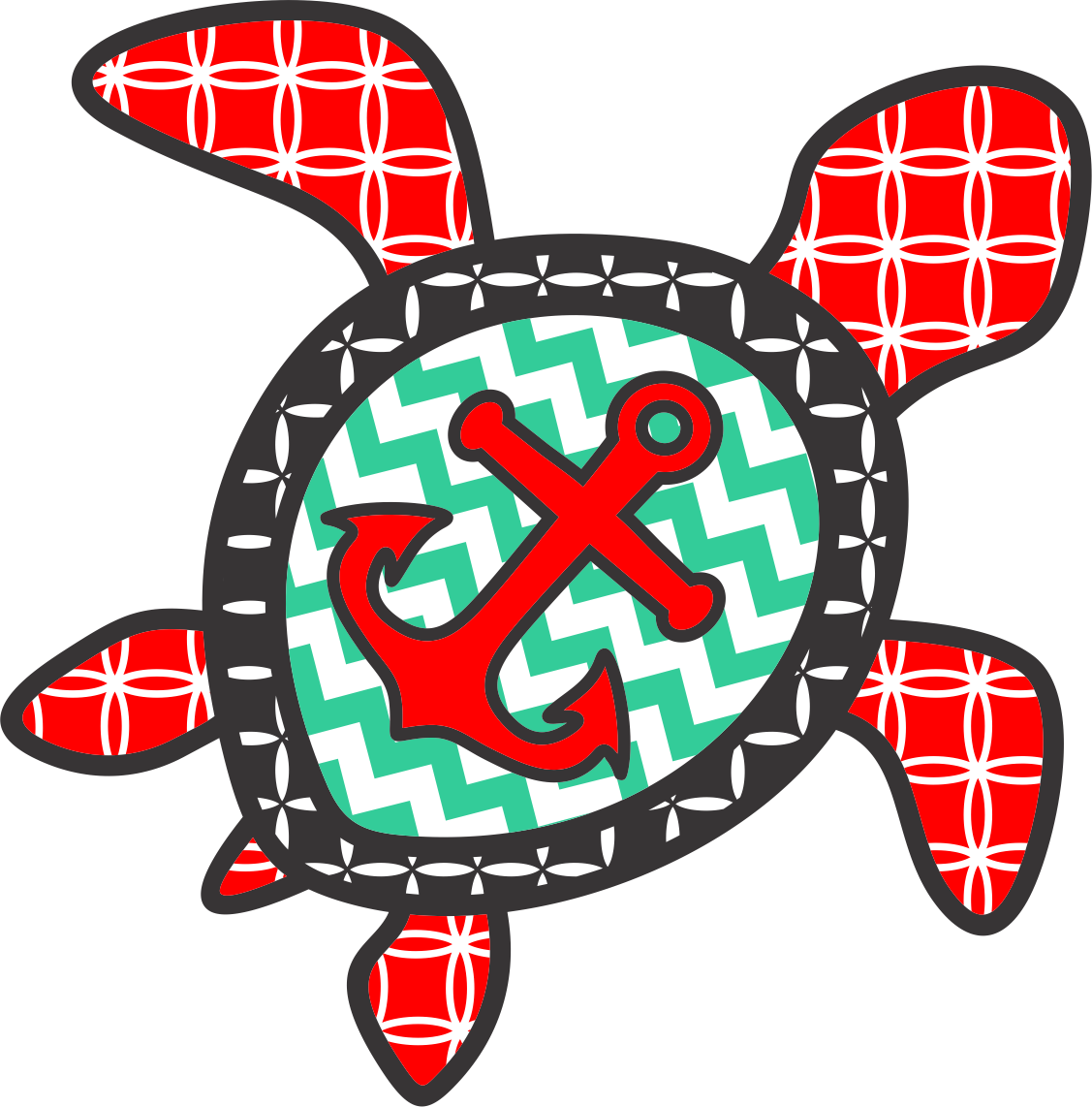 Sea Turtle Background Clipart
