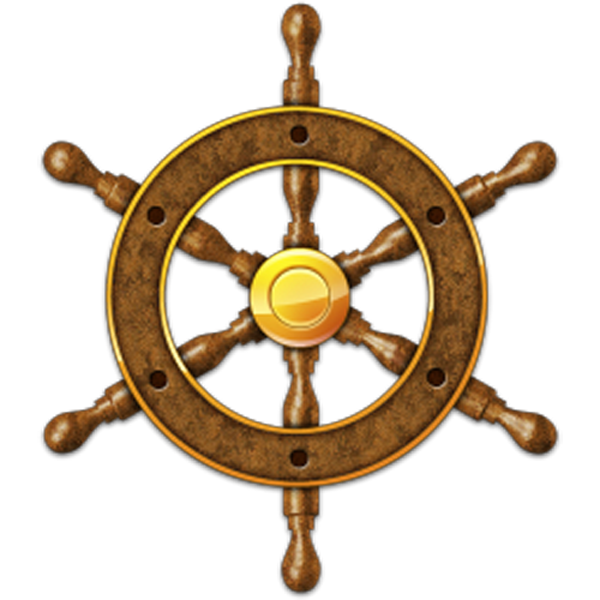 Ship Steering Wheel Background Clipart