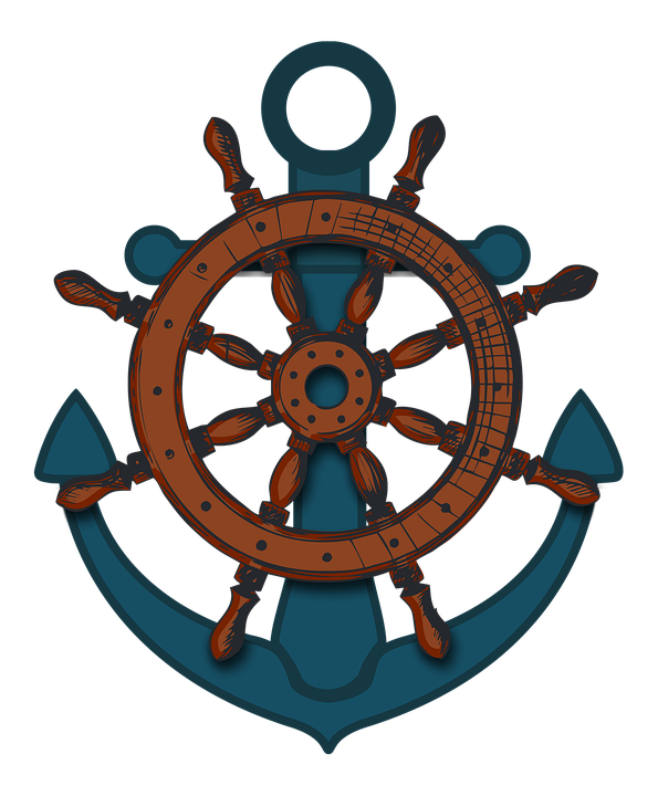Ship Steering Wheel Background Clipart