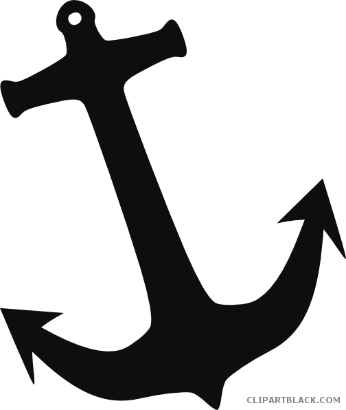 Anchor Black And White Clipart