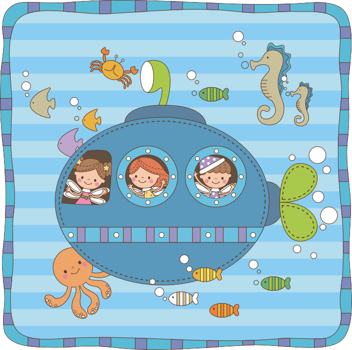 Submarine Cartoon Clipart