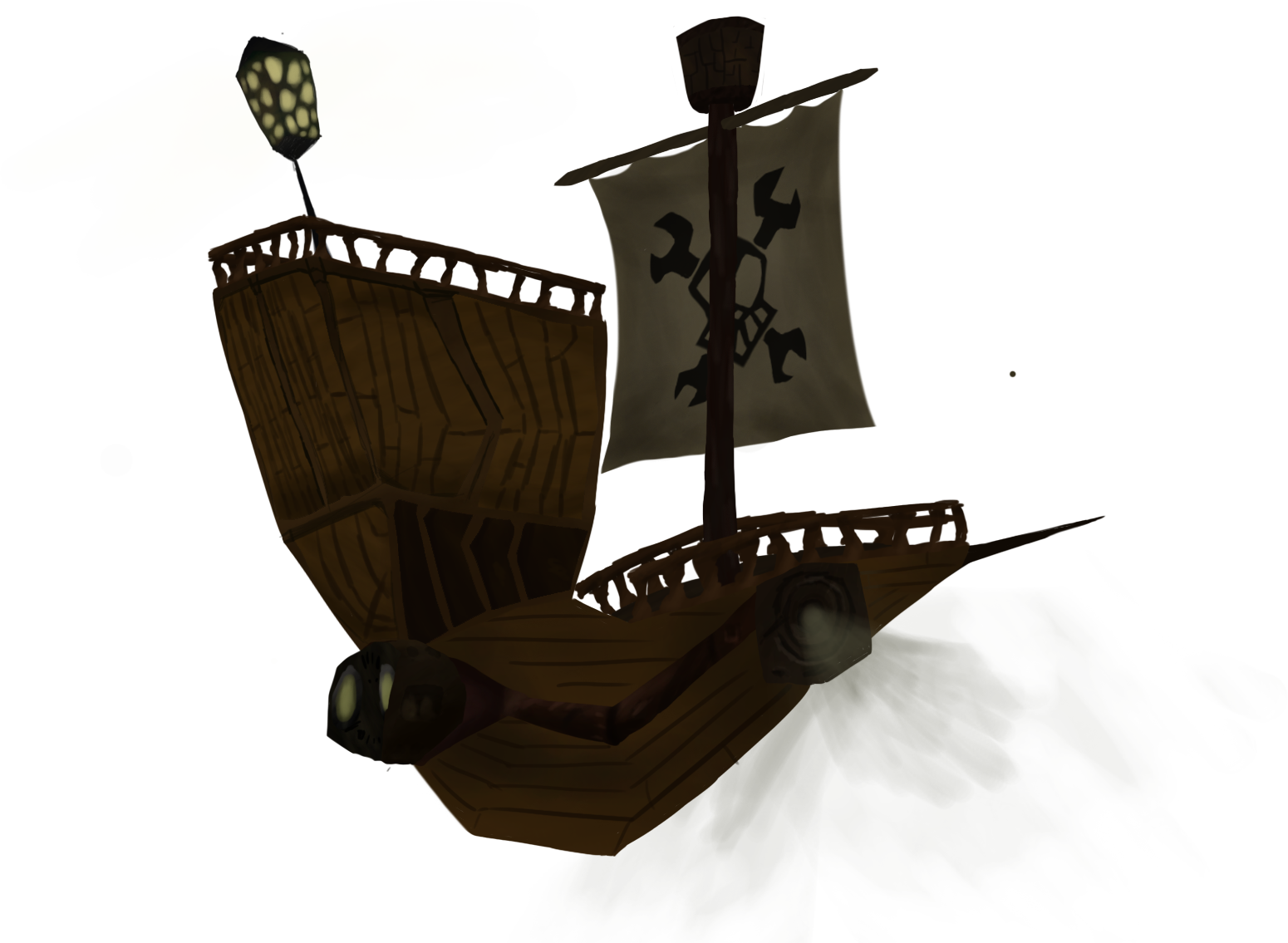 Pirate Ship Cartoon Clipart