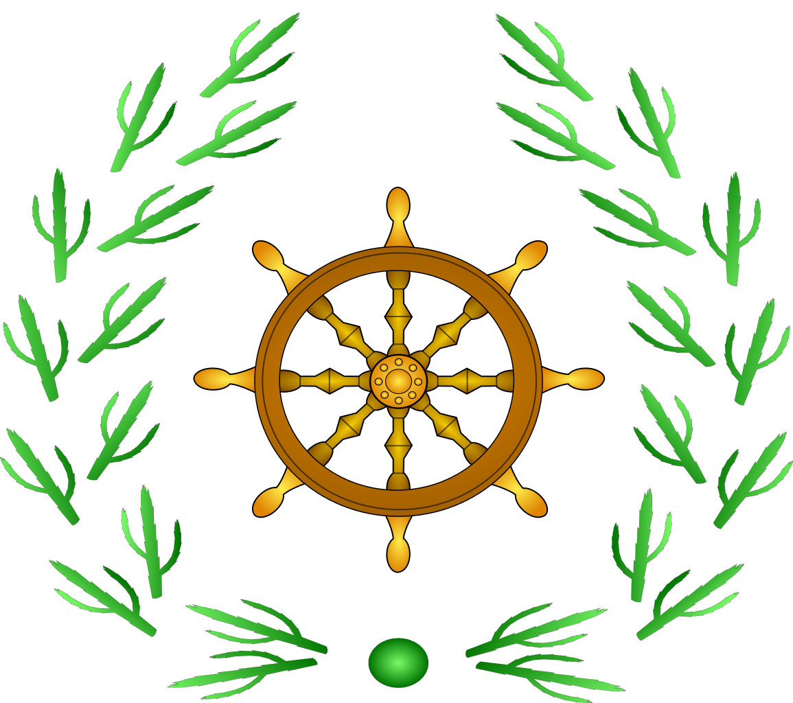 Ship Steering Wheel Background Clipart