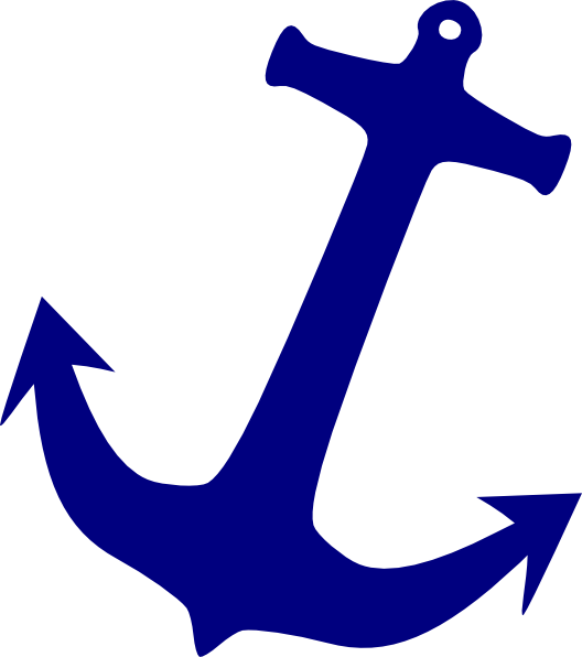 Anchor Blue Clipart