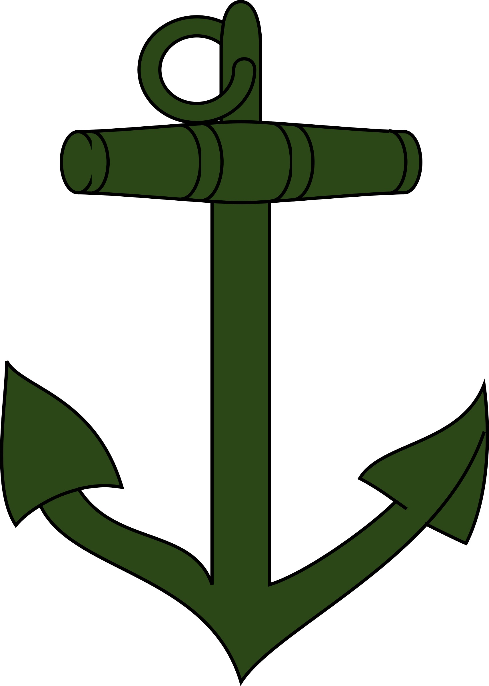 Free Of Green Anchor Vector Png Image Clipart