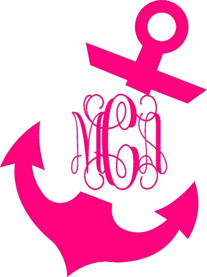 Anchor Pink Bow Clipart Clipart