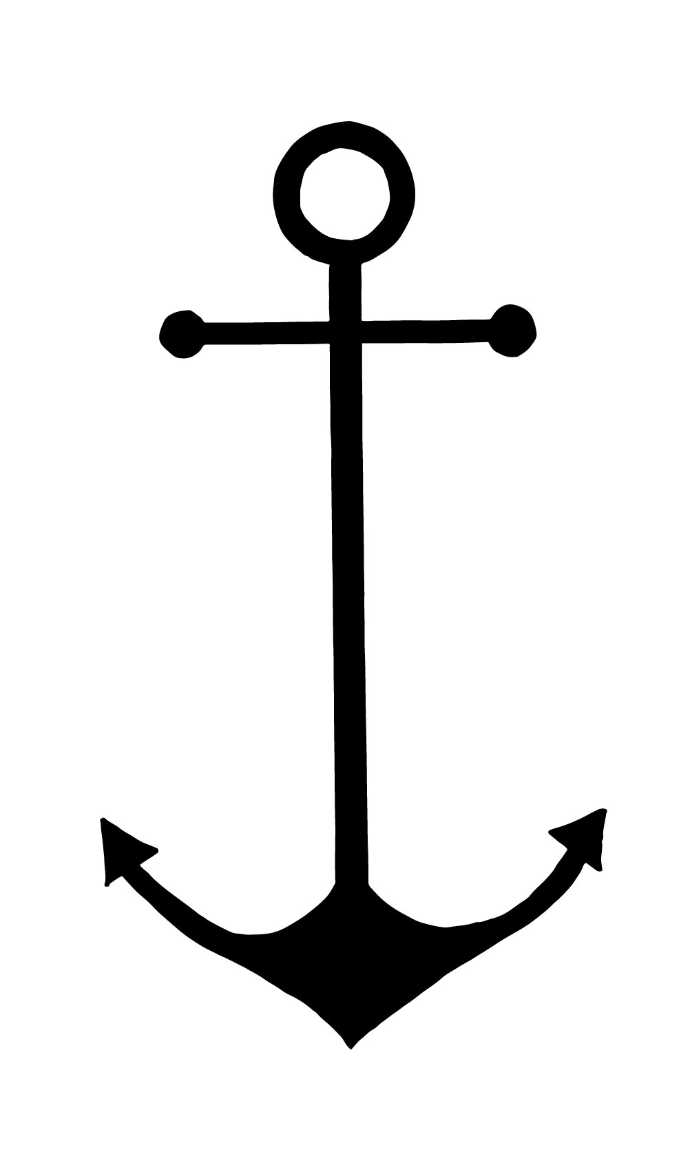 Anchor Black And White China Cps Clipart
