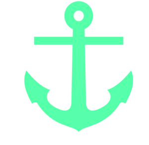 Seagreen Anchor At Vector Download Png Clipart