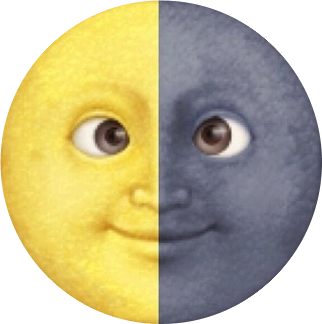 Moon Emoji Clipart