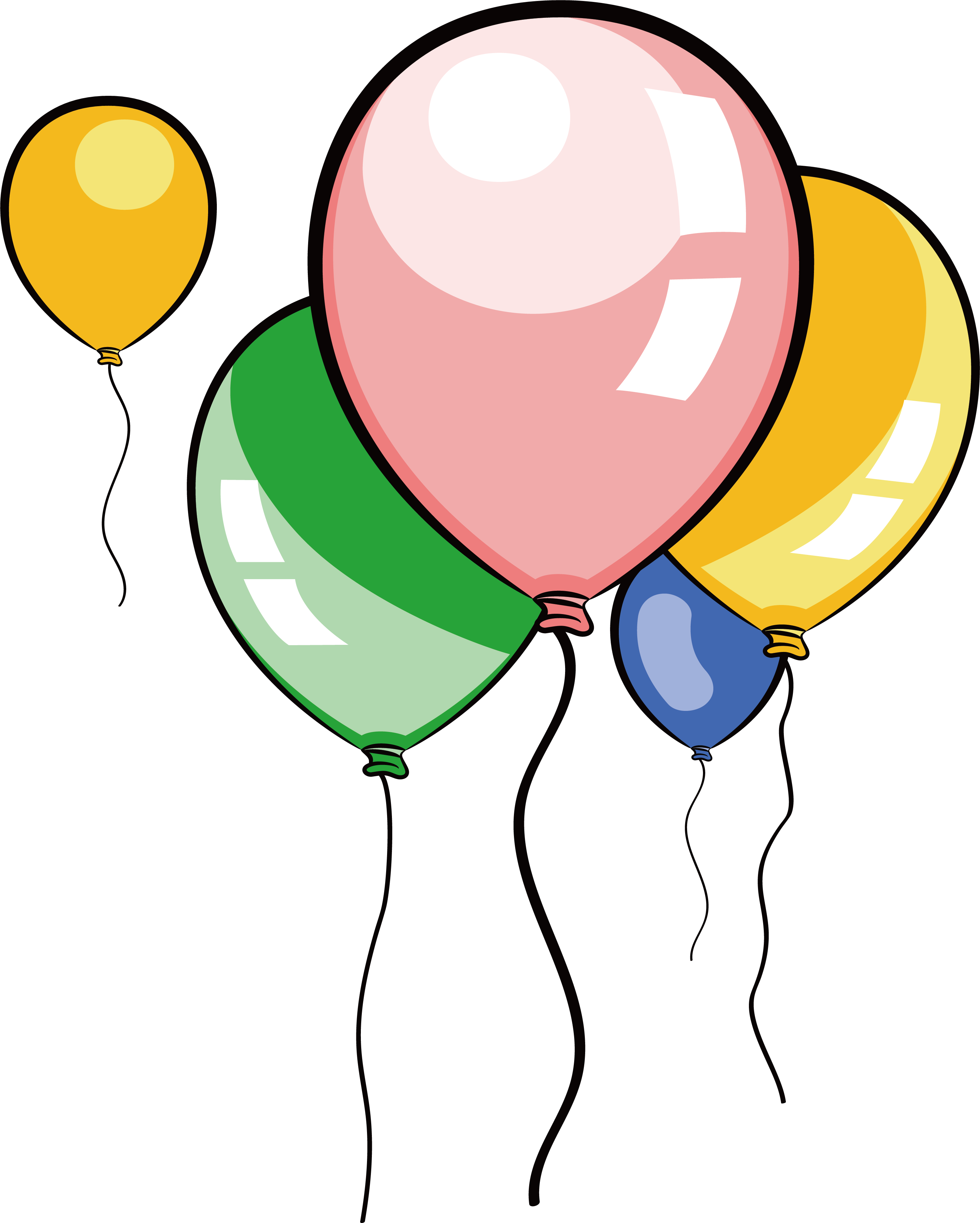 Cartoon Balloons Clipart