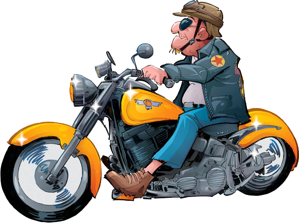 Bike Cartoon Clipart