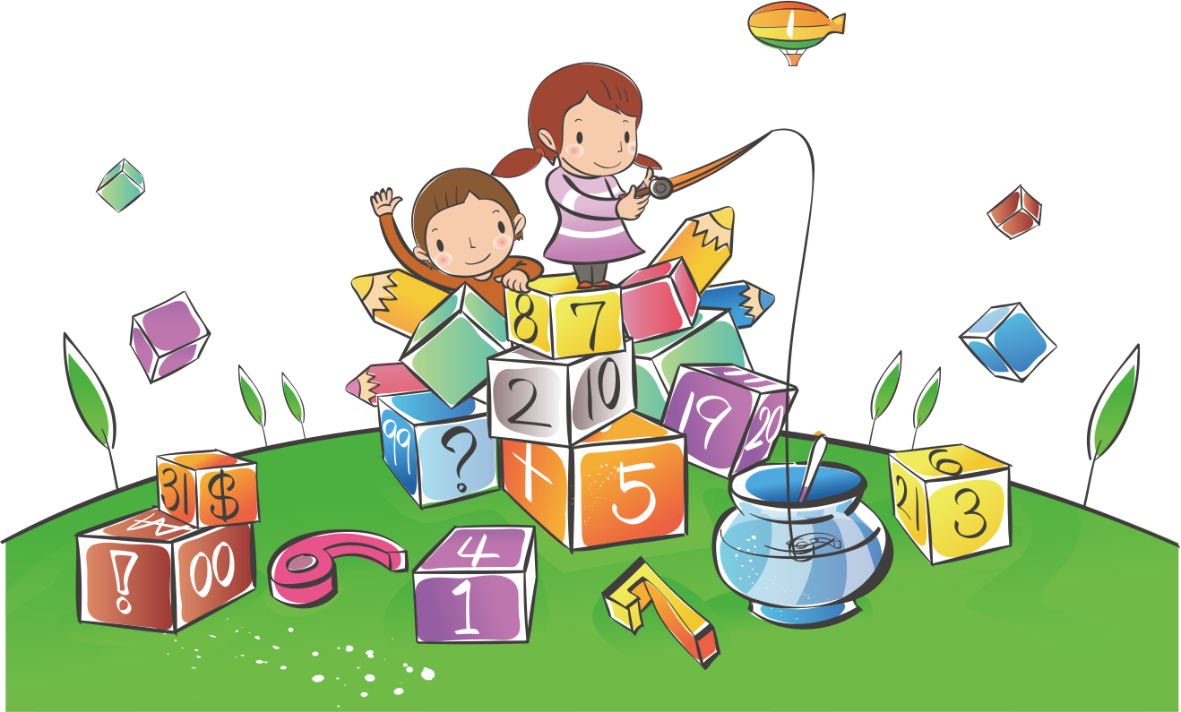 Kids Learning Background Clipart